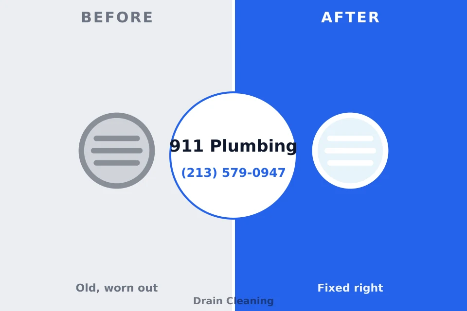 Before and after: plumbing company Aberdeen, WA